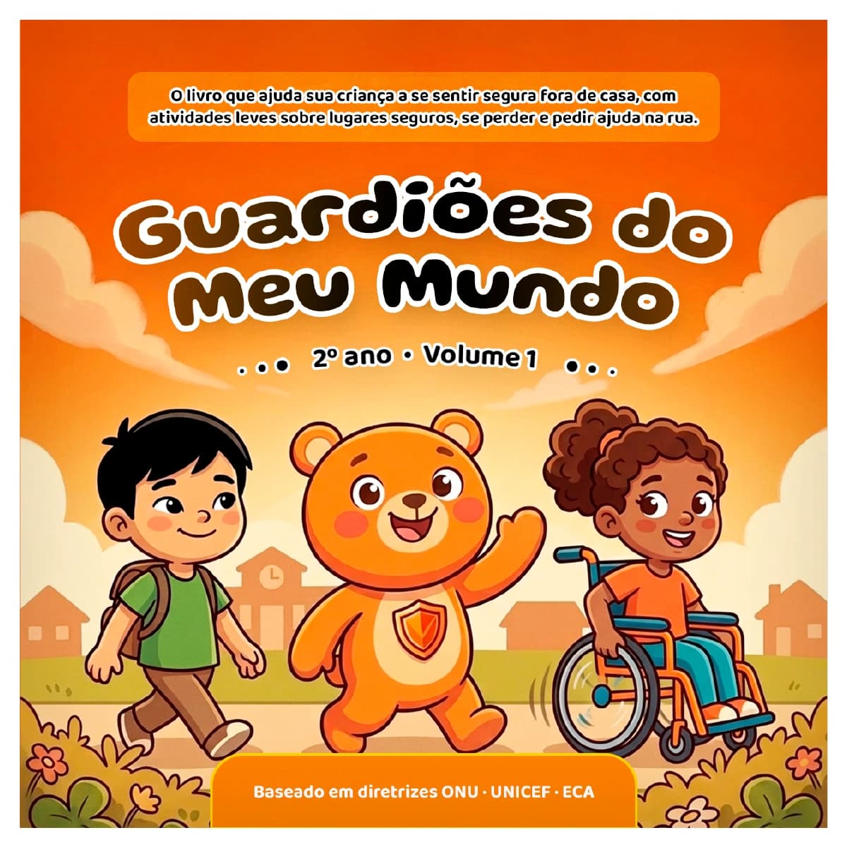 Capa do volume 1 da coleção Coragi — 2º ano