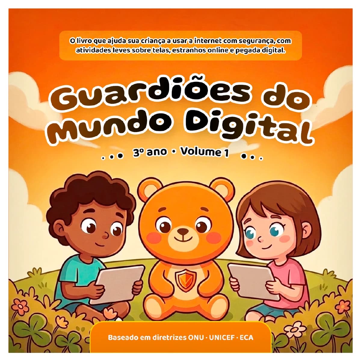 Capa do volume 1 da coleção Coragi — 3º ano