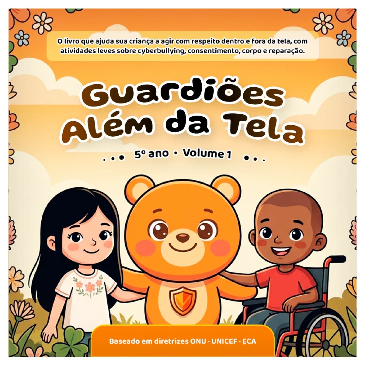Capa do volume 1 da coleção Coragi — 5º ano